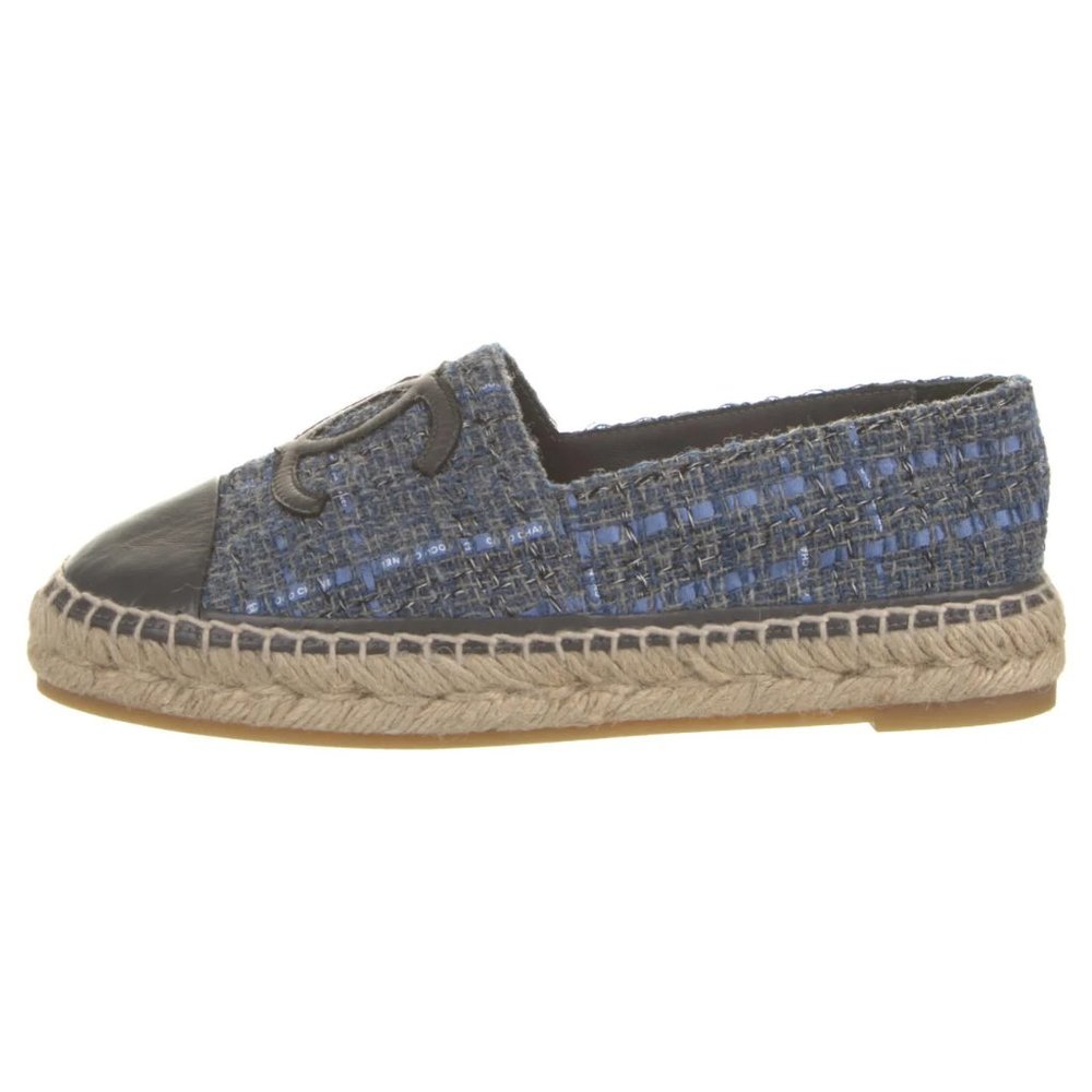 CHANEL Tweed Espadrilles